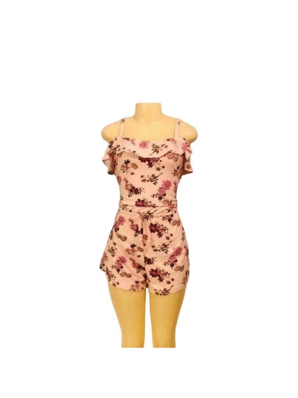Just One Sz XL Woman Romper pink
